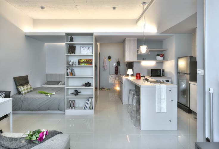Дизайн квартиры-студии 17 м2