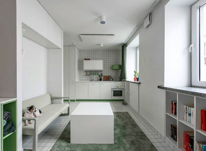 Дизайн квартиры-студии 20 кв. м.