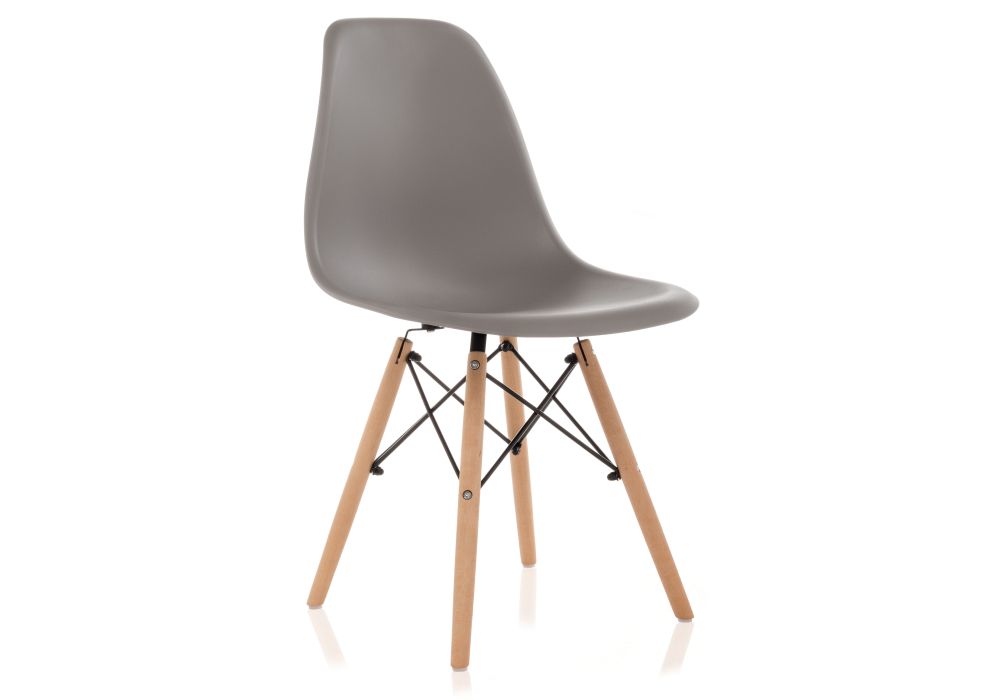 Пластиковый стул Eames PC-015 серый