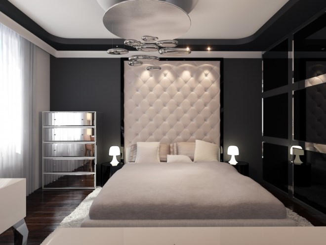 Дизайн спальни 14 кв м в современном стиле с фото: прямоугольная в светлых тонах