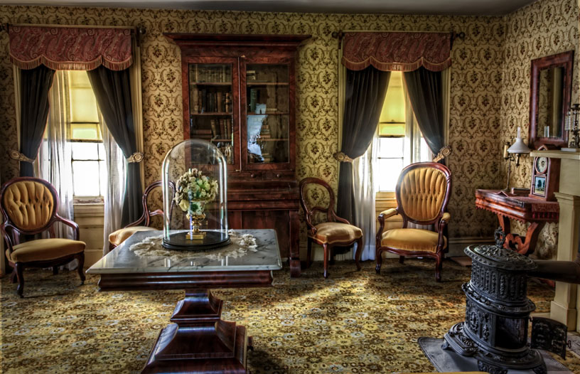 Викторианский стиль в интерьере дома фото