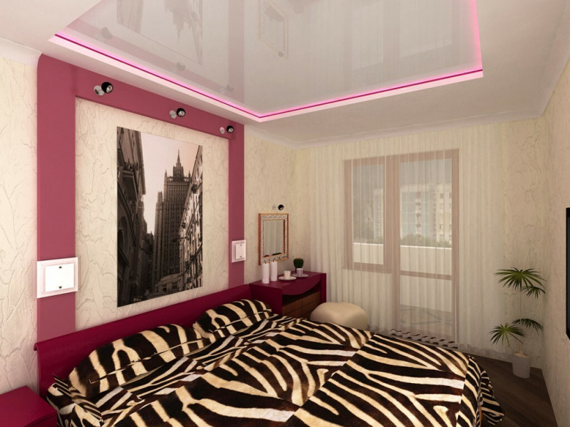 Спальня с двумя окнами: дизайн интерьера +75 фото идей