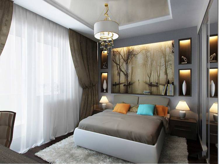 Интерьер спальни в хрущевке в современном стиле (36 фото) - красивые картинки и HD фото