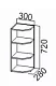 Шкаф навесной Модерн, 