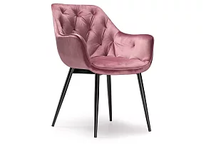 Стул на металлокаркасе Remo dark pink